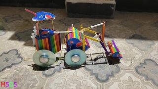 How To Make RC Wheel Loader Truck With Pepsi Cans diy kids video