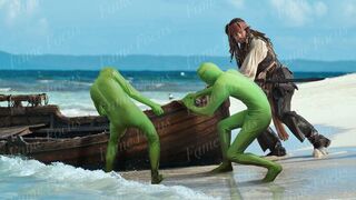 Removing the VFX From Pirates of the Caribbean Movies
