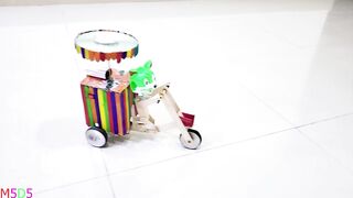 Make Cycle Rickshaw With Robot | Ice Cream Trolley | Electric Bike