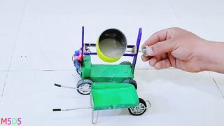 How to Make Mini Portable Concrete Mixer | Science Project