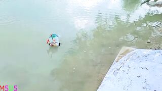 How to Make An amazing Mini RC Boat | Science Project