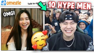 I HIRED 10 HYPE MEN ON OMEGLE | OMETV | Her Reaction Was Priceless