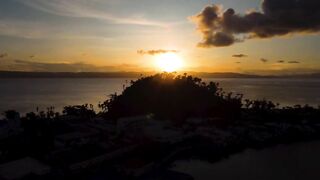Sunset in beach