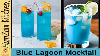 Summer Special Blue Lagoon Recipe |Blue Lagoon Mocktail Commercial | Blue Curacao Lemonade by HumZam Kitchen