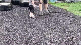 Funny | The Great Hose Tug-of-War: Adults vs. Toddler | FunFM