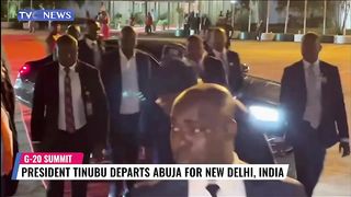 PRESIDENT TINIBU DEPARTS ABUJA FOR NEW DELHI. INDIA