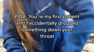 She Dropped It In Their Mouth! ????????