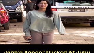 Janhvi Kapoor Clicked At Juhu #shorts #janhvikapoor #bollywood #short #trending #viral #shortvideo