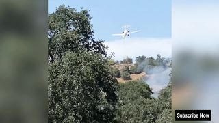 The Pilot Performs An Incredible Nose Dive At Low Level