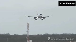 Pegasus Airbus A321 Plane Crosswind Landing Amazing Video