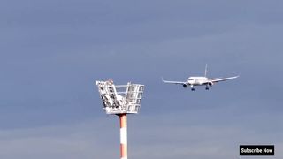 Condor Boeing 757 Performs a Nose Dive Landing Amazing Video