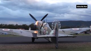 Supermarine Spitfire Actually Spits Come Fire From It's Engine