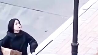 Kid Disappears In Brick Wall Prank