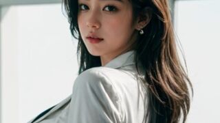 [4K AI] AI art I peeped at her back | LookBook in Model