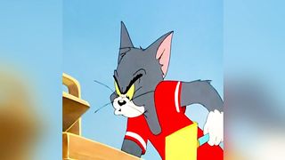 Tom & Jerry cartoon clip.