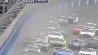 NASCAR FONTANA CRASH