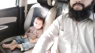 Me and my son on the way