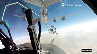 F-18 Fighter Plane Air Refueling Amazing Video