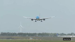 KLM Airlines Plane Failed Landing Attempt