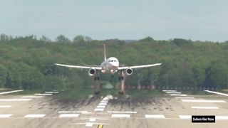 Plane Touch And Go Failed Landing Attempt Amazing Video