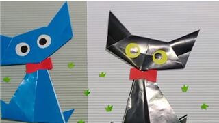 the easiest cat origami 2