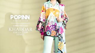 3 piece unstitched khaddar suits
