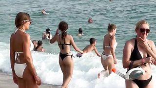 Prtty lady's alanya kleopatra beach antalya Turkey