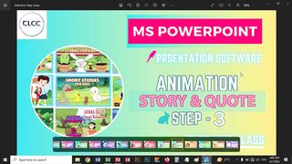 PowerPoint Advance Animation Animated Story - Step 3