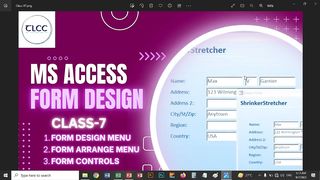 Access Form Creation Step1 - TLCC Live Class 2