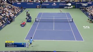 Laslo Djere vs. Novak Djokovic Highlights | 2023 US Open Round 3