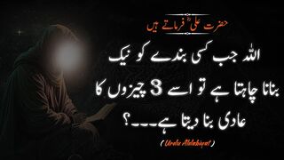 Allah Jab Kisi Ko Naik Bana Na Chahta Hai | 40 Batein | حضرت علی نے فرمایا