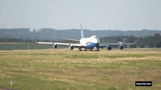 Silkway Boeing 747 Plane TakeOff Amazing Video