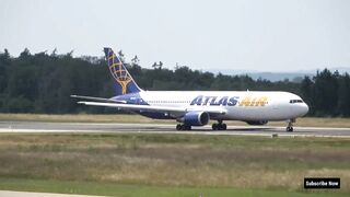Atlas Airlines Plane Takeoff Amazing Video