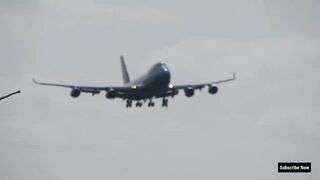 Sky Gates Boeing 747 Plane Landing Amazing Video