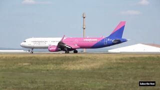 Wizair Airlines Plane Takeoff Amazing Video