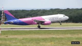 Wizair Plane Landing Amazing Video