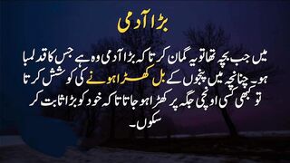 ایک بڑے آدمی کی کہانی