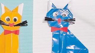 The easiest way to make origami cats