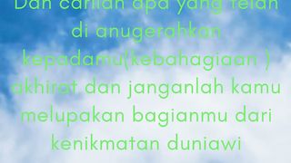 Q.S Al QASHAS : 77