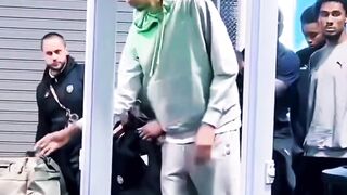 He is WAY too tall for the metal detector