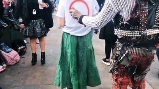 Zombie punk again today thanks for fixing lilz mad t shirt for her