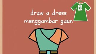 drawing dress