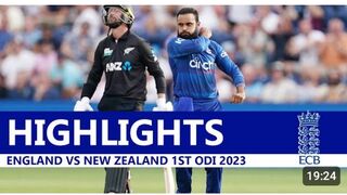 England Fall of wickets against Newzland in 1st ODI 2023.