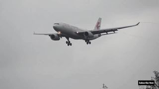 China Eastern Plane Crossing The Motorway Before Landing Amazing Video