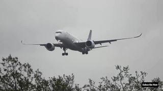 Thai Airways Boeing 777 Crossing The Motorway Before Landing Amazing Video