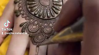 Tiki style mehandi designs