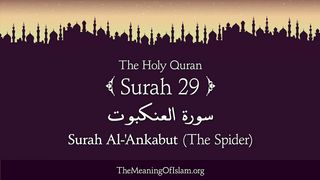 Surah Al-AnkabutThe Spider)_ Arabic and English translation(