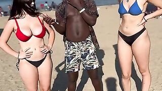 One Black Man Two  White Girls