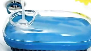 hydraulic brush liquid cleaning brush