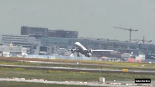 Lufthansa Airlines Airbus A350 Plane TakeOff Amazing Video